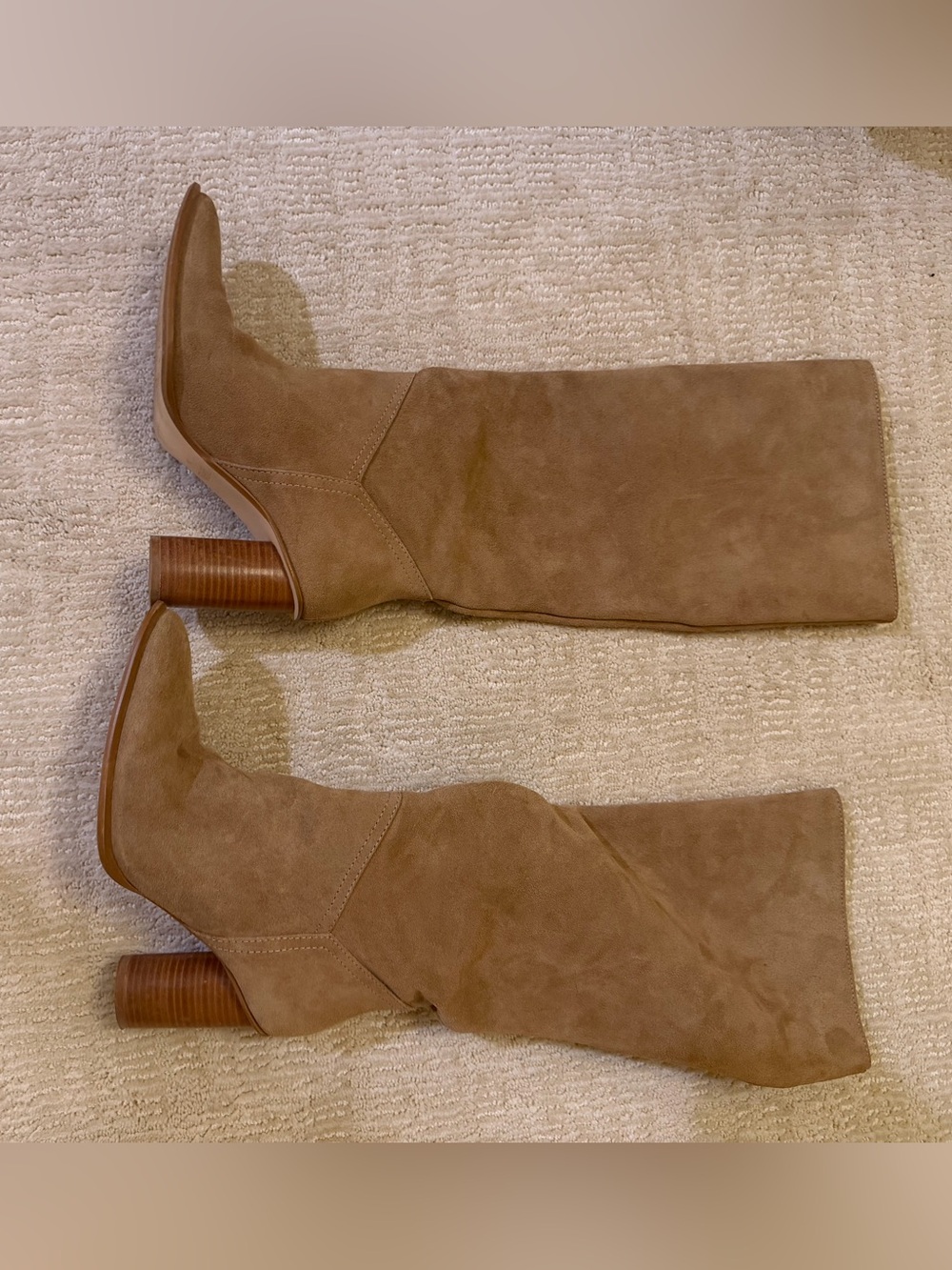Zara Knee High Brown Boots Size 39